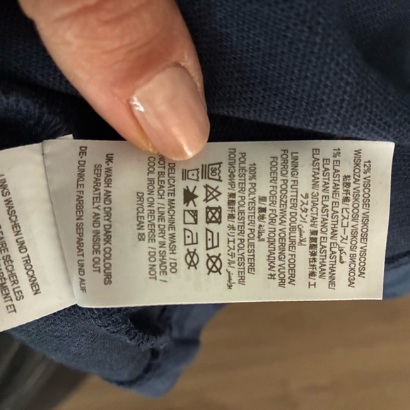 Boden Navy Long Sleeve Dress - Picture 7 of 7